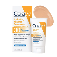 Cerave Hydrating Mineral Sunscreen Sheer Tint 30SPF