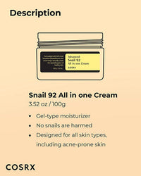 COSRX ADVANCED SNAIL 92 ALL IN ONE CREAM 100G
