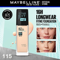 Maybelline - Fit Me Matte + Poreless Liquid Foundation-Extra coverage
