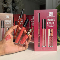 Rose berry hydrate & matte velvet lip set (3 pieces)