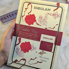 SHEGLAM Ember rose My loving book palette
