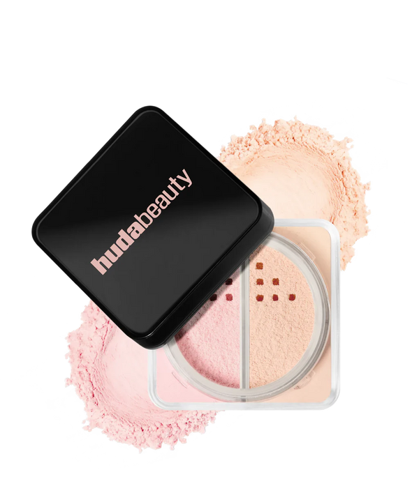 HUDA BEAUTY EASY BAKE DUO LOOSE POWDER "CHERRY PEACH"