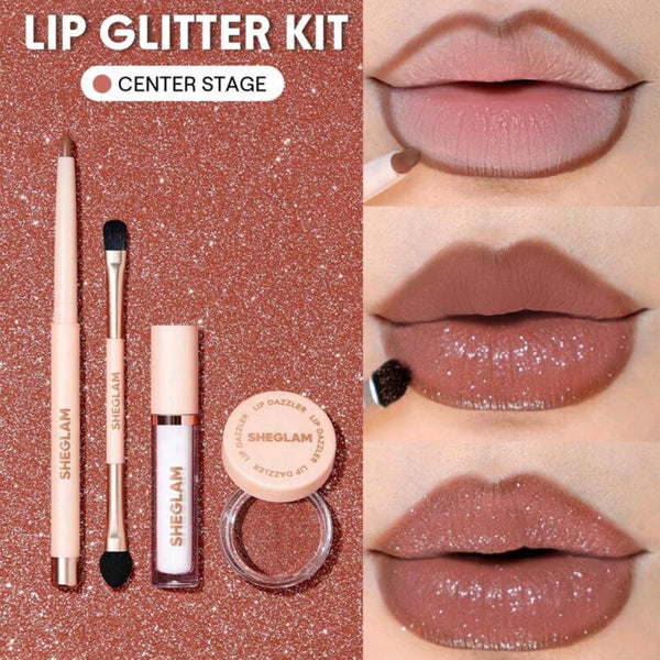 SHEGLAM LIP DAZZLER GLITTER KIT 4 IN 1